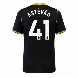 Chelsea Estevao Willian #41 Jalkapallovaatteet Vieraspaita 2026-27 Lyhythihainen